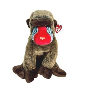 Ty Beanie Buddy Cheeks Baboon‎ Plush Stuffed Animal Toy Collectible